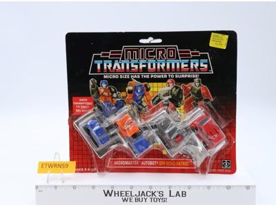 Off Road Patrol 100% Complete W/Cardback + BUBBLE Vintage 1989 G1 Transformers