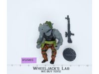 Rocksteady HARD HEAD Teenage Mutant Ninja Turtles TMNT 1988 Playmates Vintage