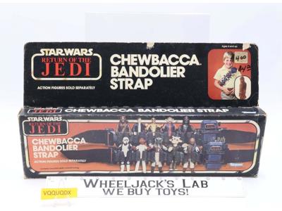 Chewbacca Bandolier Strap W/Box ROTJ 1983 Star Wars Vintage Kenner Action Figure