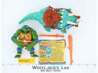 Cave Turtles Leo & his Dingy Dino 100% Complete Teenage Mutant Ninja Turtle 1992