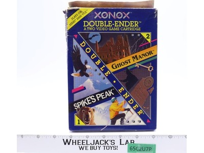 Ghost Manor & Spike's Peak W/ Box + Manual ATARI 2600 1983 Xonox Game Cartridge