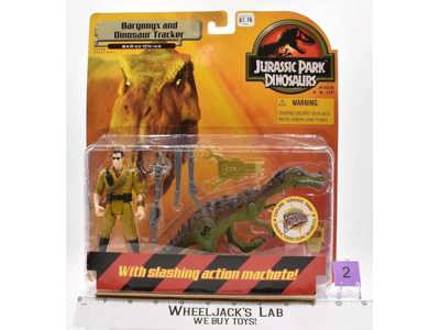 Baryonyx & Dinosaur Tracker #2 Jurassic Park Dinosaurs 1999 Hasbro MOSC SEALED