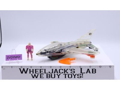 Stinger Mini Jet W/ Dr. Viper 100% Complete Shadow Strikers 1990 Kenner Vehicle