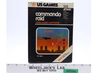 Commando Raid W/ Box + Manual ATARI 2600 1982 US Games Game Cartridge
