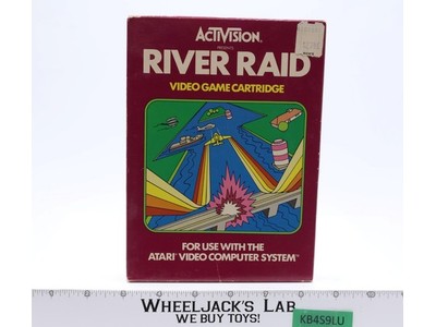 River Raid W/ Box + Manual ATARI 2600 1982 Activision Vintage Game Cartridge