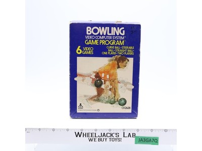 Bowling W/ Box + Manual ATARI 2600 1978 Vintage Game Cartridge