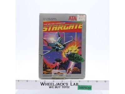 Stargate W/ Box + Manual ATARI 2600 1985 Vintage Game Cartridge