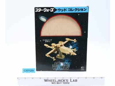 Star Wars Wooden X-Wing Japanese Model Kit No.410004-9 1978 Takara