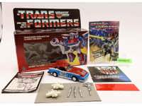 Smokescreen W/ NICE BOX & FIG 100% Complete 1985 Vintage Hasbro G1 Transformers