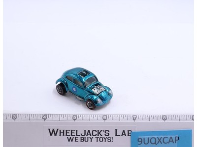 Custom Volkswagen Aqua WHITE Int. 1967 1968 Redline Hot Wheels Mattel Vintage RL