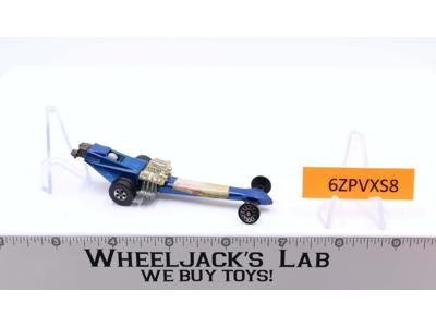 Mongoose Rail Dragster Blue 1972 Hot Wheels Mattel Vintage