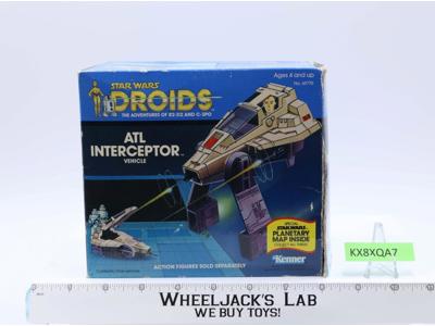ATL Interceptor Star Wars Droids 1985 Kenner Action Figure Vehicle