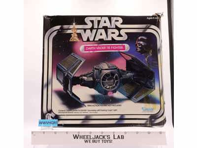Darth Vader Tie Fighter Complete W/Insert NEW UNUSED Stickers Star Wars Kenner