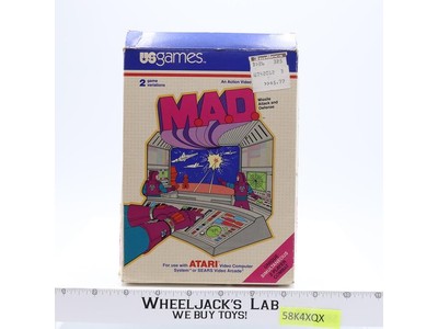M.A.D. W/ Box + Manual ATARI 2600 1982 US Games Vintage Game Cartridge