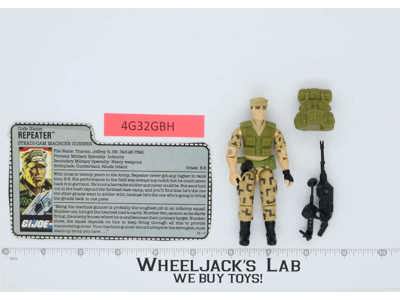 Repeater V1 100% Complete G.I. Joe 1988 Hasbro Vintage Action Figure