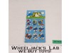 Smurf LOT of 6 Puffy Stickers Assortment #1,2,5,6,7,8 1980-1982