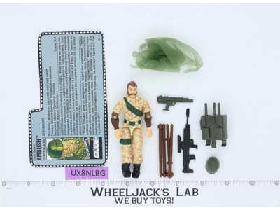 Ambush V1 100% Complete 1990 G.I. Joe Hasbro Vintage Action Figure