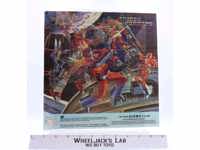 Rodimus Wreck-Gar Insert Poster Glow In The Dark 1986 G1 Transformers Vintage