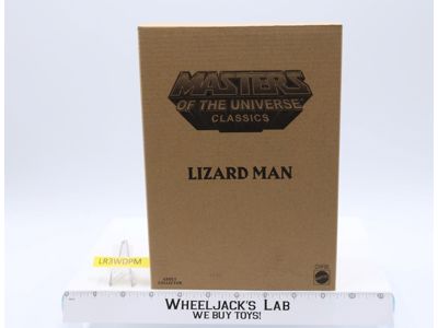 Lizard Man w/ Mailer MOSC NEW He-Man Classics MOTUC 2014 Mattel Action Figure