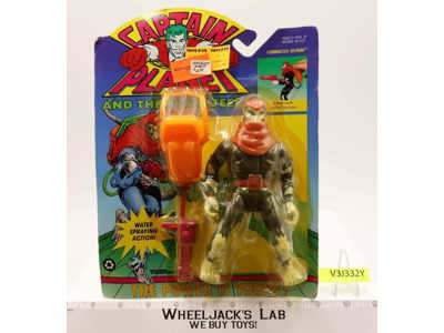 Verminous Skumm w/Water Spraying Captain Planet 1991 Tiger Toys NEW MOSC SEALED