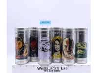 Lot of 6 Star Wars A New Hope Wrist Watch Tin Canisters Burger King Toy SEALED
