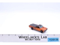 Custom Fleetside Spectraflame Orange Hot Wheels 1967 Mattel Redline Painted Base