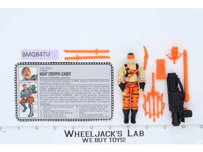 Night Creeper Leader V1 100% Complete G.I. Joe 1993 Hasbro Vintage Action Figure