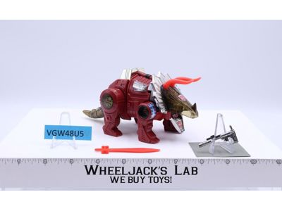 G2 Slag Heroic Dinobot RED Complete 1992 Hasbro Transformers Vintage Figure