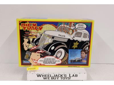 Police Squad Car Dick Tracy 1990 Playmates Action Figure Vehicle NEW MISB SEALED