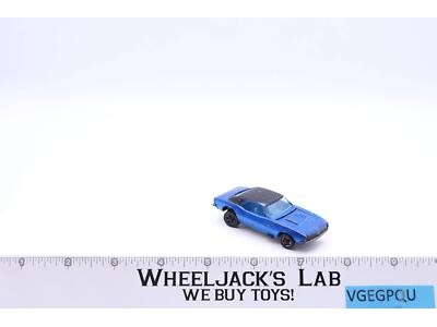Custom Camaro Blue Black Painted Roof 1968 Hot Wheels Mattel RL HK Blue Interior