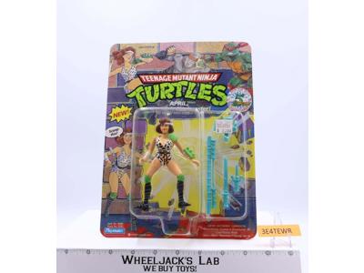 April Ninja Newscaster Teenage Mutant Ninja Turtles TMNT 1992 Playmates NEW MOSC