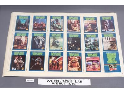 Teenage Mutant Ninja Turtles TMNT McCain Ellios Pizza Trading Cards Poster 28x18