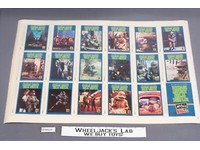 Teenage Mutant Ninja Turtles TMNT McCain Ellios Pizza Trading Cards Poster 28x18