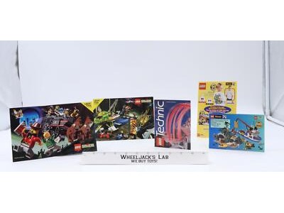 Lot of 5 Lego Club Magazines Inserts Lookbooks Mini Catalogs 1990s Vintage