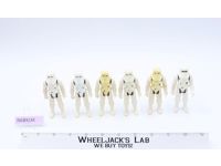 Lot of 6 Star Wars Hoth Stormtroopers 1980s Kenner Vintage Action Figures