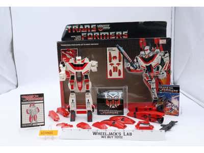 Jetfire W/ Box 1985 G1 Transformers Vintage Hasbro Action Figure