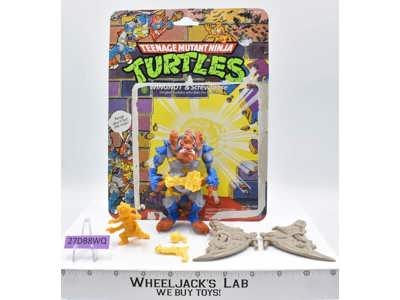 Wingnut & Screwloose W/Cardback 100% Complete TMNT 1990 Playmates Action Figure