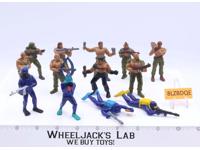 Lot of 13 Soldiers GUTS! 1986 Mattel Military Underwater Demolition Vintage