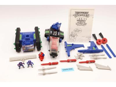 Mini Mutants Cyber Jet Playset 100% Complete TMNT 1995 Playmates Figure