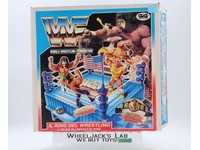 Official Wrestling Ring Complete Italian WWE WWF 1990 GiG Action Figure Playset