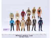 Lot of 12 Star Wars 1970s-1980s Kenner Vintage Action Figures