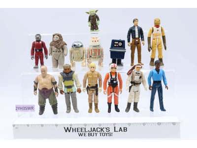 Lot of 14 Star Wars 1970s-1980s Kenner Vintage Action Figures