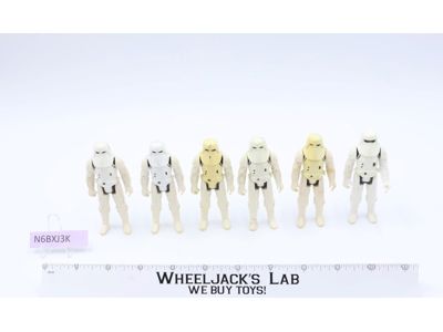 Lot of 6 Star Wars Hoth Stormtroopers 1980s Kenner Vintage Action Figures