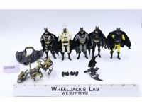 Lot of 5 Batman DC Superheroes ToyBiz Kenner Figures + Accessories
