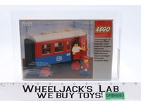 #7818 Passenger Coach AFA GRADED 1980 Lego Train System Vintage NEW SEALED