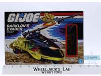 Darklon's Evader W/Driver 100% Complete W/Box GI Joe 1989 Hasbro Vintage