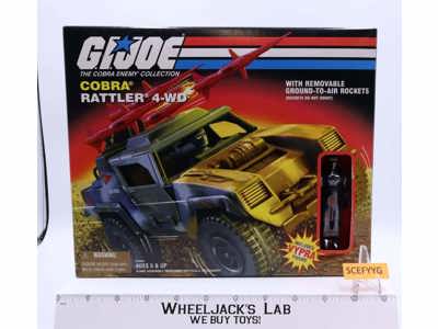 Cobra Rattler 4-WD GI Joe 1998 Hasbro Figure Vehicle NEW MISB SEALED