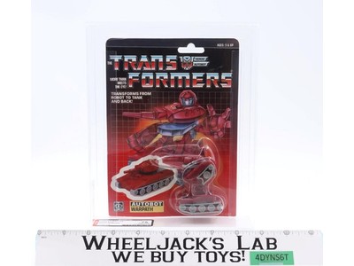 Warpath White Border AFA GRADED 75 75/90/90 G1 Transformers Hasbro NEW SEALED