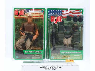 26th Marine Division/Heavy Machine Gunner GI Joe 2002 Hasbro MOSC SEALED
