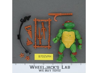 Raphael SOFT HEAD 100% Complete Teenage Mutant Ninja Turtle Playmates 1988